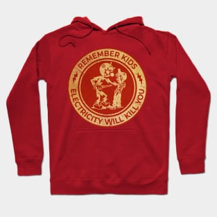 Vintage Remember Kids Red Art Hoodie